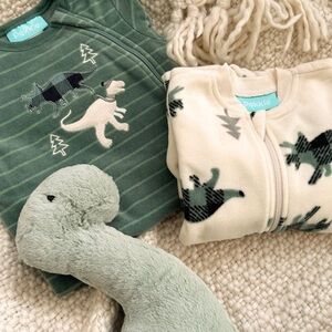 Dinosaur Print Baby Onesies